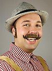 Wilhelm Moustache professionnelle en poils véritables