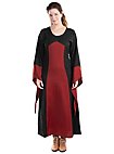 Women's dress with trumpet sleeves - Freda