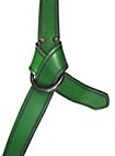 Zweifacher Rückenschwerthalter Ring grün