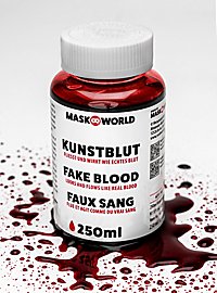Flacone di sangue finto 250 ml - Film sangue