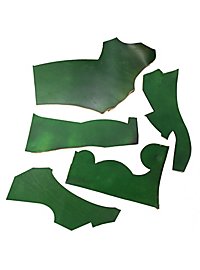 Scampoli di pelle per armature - verde