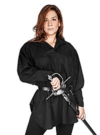 Camicia medievale - Bernadette nera