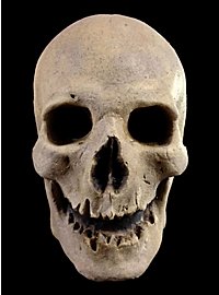 Maschera da teschio in osso antico