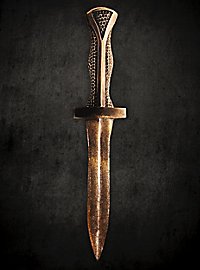 Schwert aus hochwertigem Karbonstahl mit Lederscheide Supreme Replicas Hangeschmiedetes Einhand Kreuzritterschwert 