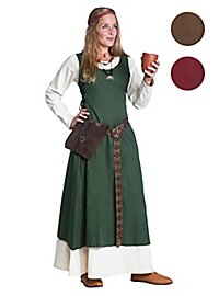 Ärmelloses Mittelalter Kleid - Selene