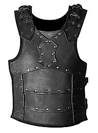 Armatura in pelle - da combattimento, nera