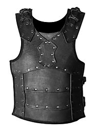 Armatura in pelle - da combattimento, nera