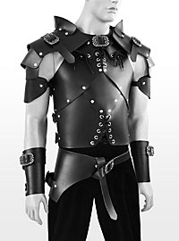 Kit d'armure en cuir - Brigand (noir)