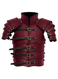 Armure d'éclaireur en cuir rouge