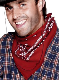 Bandana da cowboy rossa