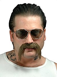 Barba De Gánster Del Cartel De Pelo Natural