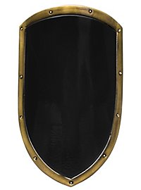 Beginner's kite shield black/gold 60x36cm