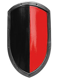 Beginner's kite shield black/red 60x36cm