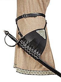 Belt with multi strapped right handed sword hanger
