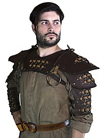 Beslagen Leren Schouderstukken - Krijger