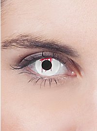 Blutendes Auge weiß Kontaktlinse mit Dioptrien