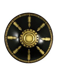 Bouclier rond doré deluxe - Ancient