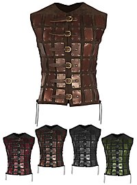 Brigandine en cuir - Aventurier (courte)