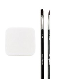 Brush Sponge Set with 2 Brushes and Make-up Sponge for Make-up