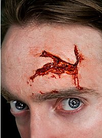 Burst Forehead Wound 3D FX Transfers