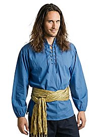 Camicia allacciata - servo blu