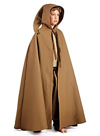 Cape médiévale marron pour enfant