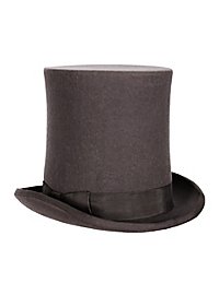 Cappello a cilindro extra alto grigio