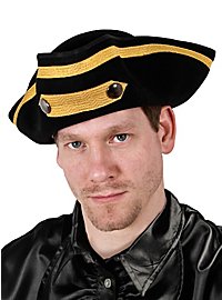 Cappello da maggiore con finiture dorate