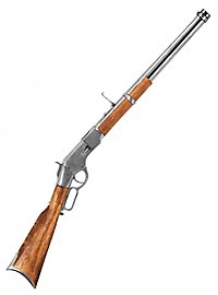 Carabine « Winchester » argentée Arme décorative