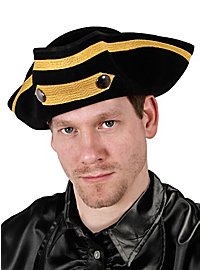 Chapeau de capitaine avec galon doré
