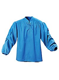 Chemise de valet bleue