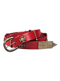 Cintura da cavaliere - Sir Danved, rossa