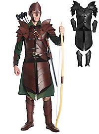 Complete lederen harnas set - Elfenkrijger