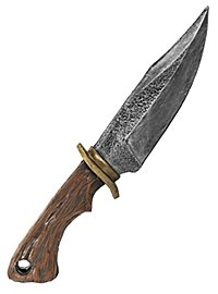 Couteau - Bowie Knife marron/or (32cm)