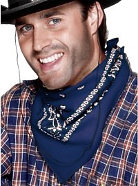 Cowboy Bandana blue 