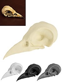 Crâne de corneille imprimé en 3D à peindre soi-même (7 cm)