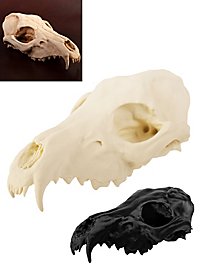 Crâne de renard imprimé en 3D à peindre soi-même (16cm)