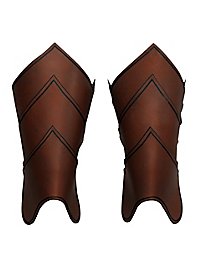 Beinschienen - Drachenreiter braun