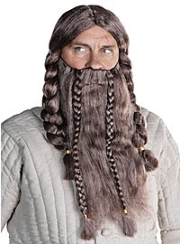 Dwarf beard set with wig