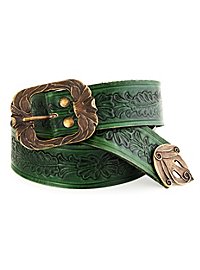 Elf Leather Belt green