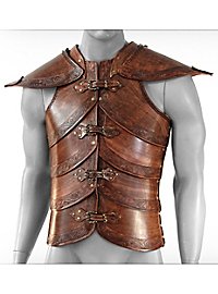 Leather armour - Elven cuirass, brown