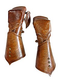Panzerhandschuhe - Elfen, dunkelbraun