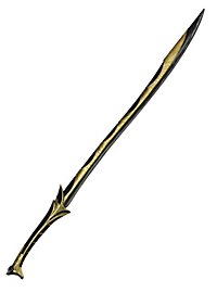 Epée elfique - Nalandra, Bâtarde, noire, Arme de GN