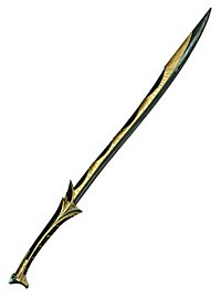 Epée Elfique - Nalandra, longue, verte, Arme de GN