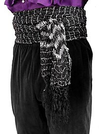 Foulard de pirate noir