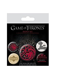 Game of Thrones - Ansteck-Buttons Feuer & Blut