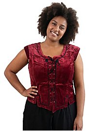Gilet rinascimentale in velluto - Adrienne