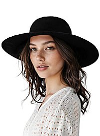 Grand chapeau mou noir