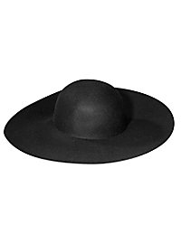 Grand chapeau mou noir