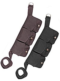 Gürtel mit drei Gürteltaschen - Arum